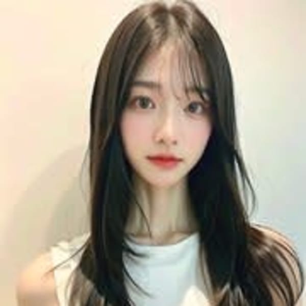 レイヤーロングセミディ姫カットワンカールシアーカラー