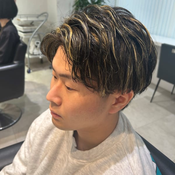 メンズ ハイライト