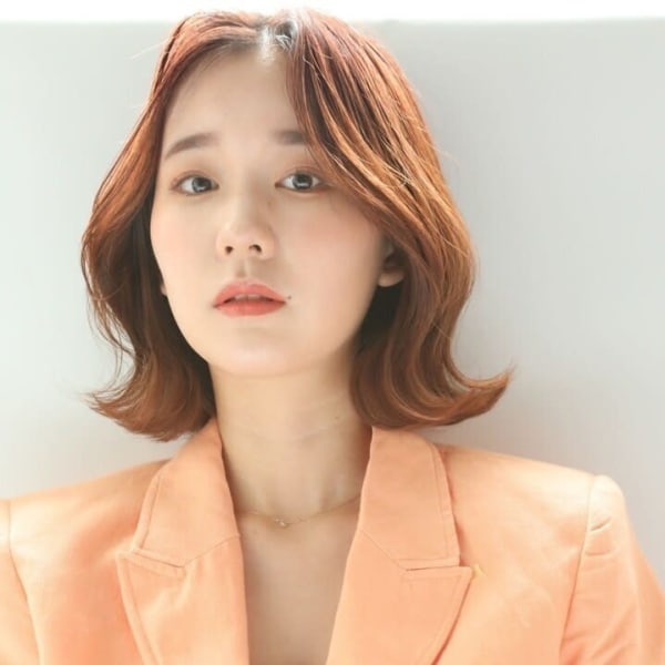 ワンレンヘア切りっぱなしボブエアリーロング美髪