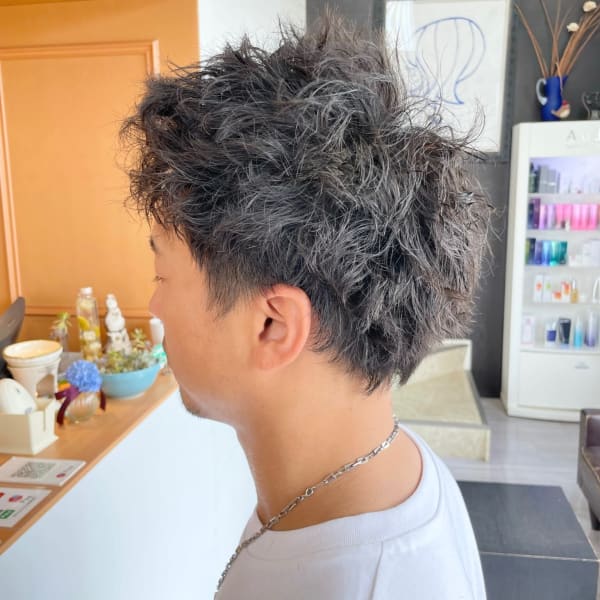 メンズヘア×パーマ|YEAST