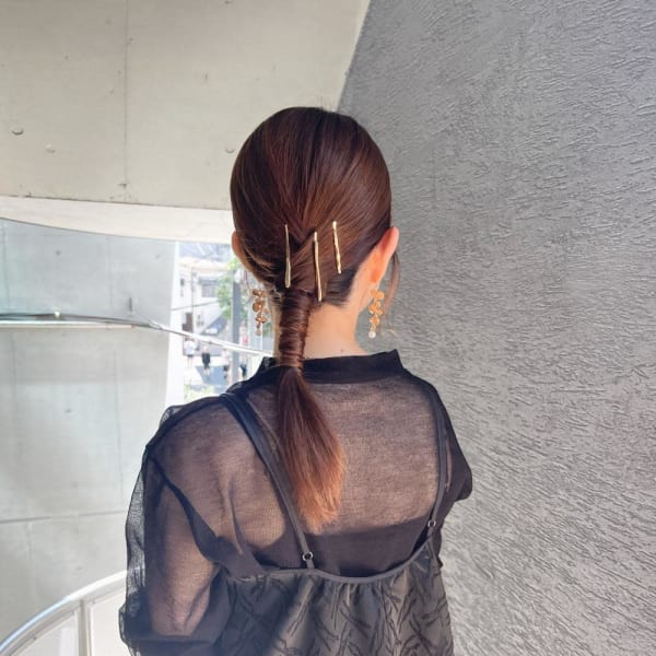 ヘアセット　ヘアアレンジ　結婚式ヘア　ハーフアップ