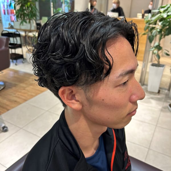 メンズ　ニュアンスパーマ|cheri