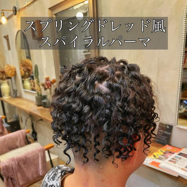 【スパイラルパーマ】スプリングドレッド風|LUXIS THE VINTAGE