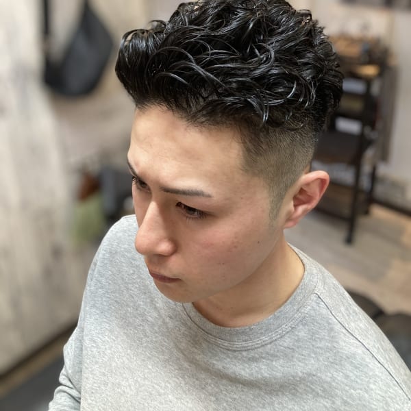 アップバングナチュラルパーマ|LiNK【リンク】