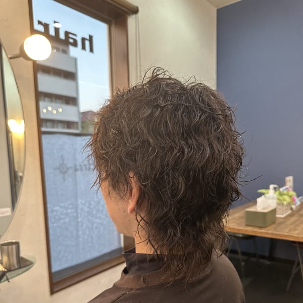 ツイスパ×ウルフヘア