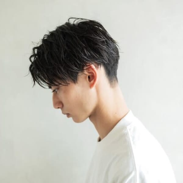 【メンズセンターパートスタイル】|Grandir