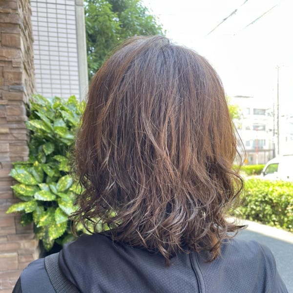 ミディアムパーマ