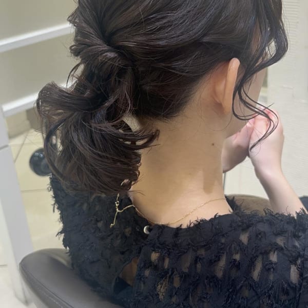 ボブのアップスタイル