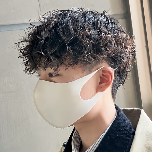 スパイラルパーマ