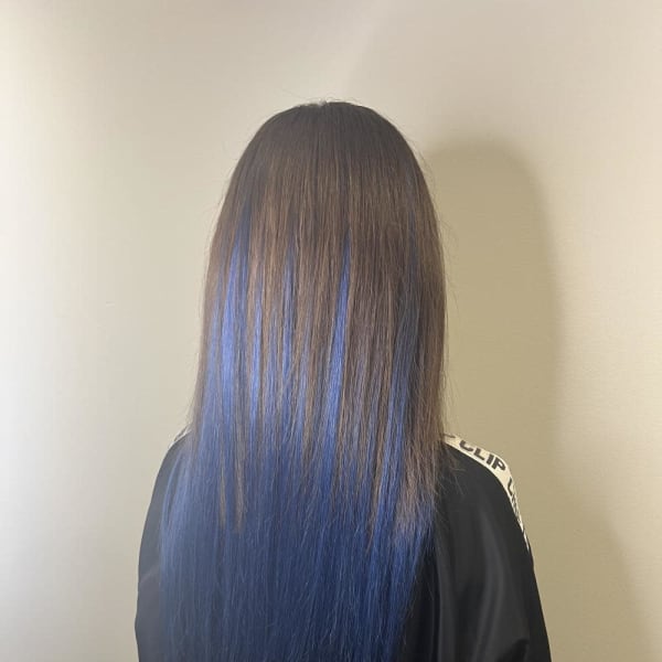 ブルーでグラデーション！