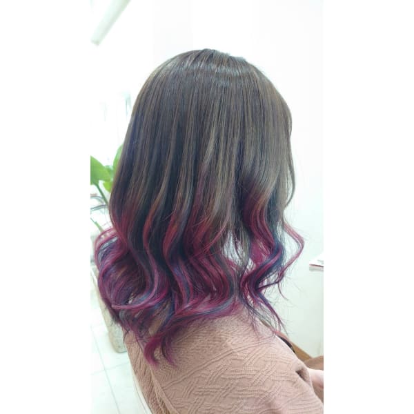 ロングヘアスタイル