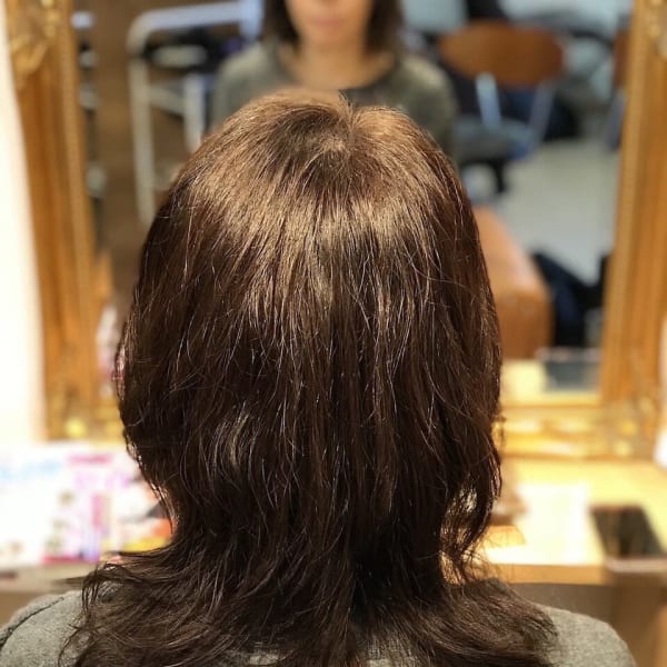 パーマスタイルロングレイヤー|Hair salon Bell flower