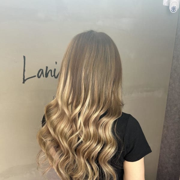 プルエクステでバレイヤージュ