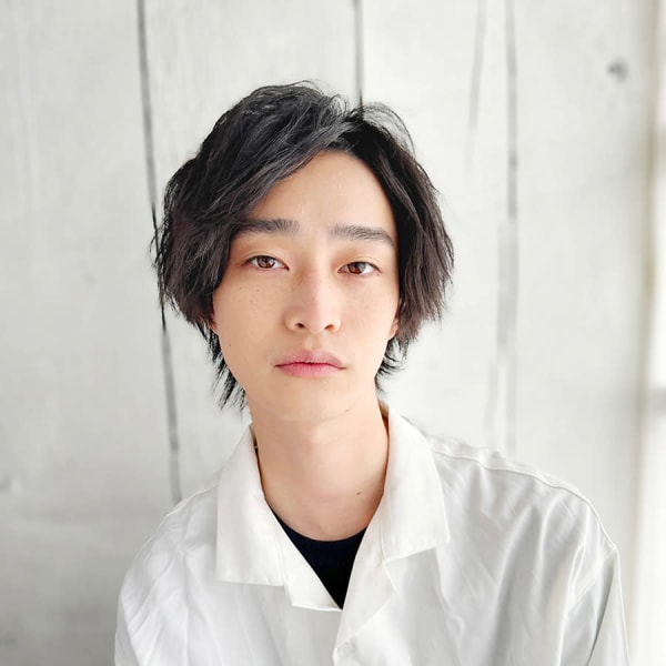 20代30代40代 黒髪×シークレットパーマ