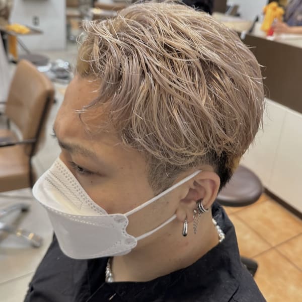 ハイトーンアップバング|soin de brace大日店ミルボン認定髪質改善サロン