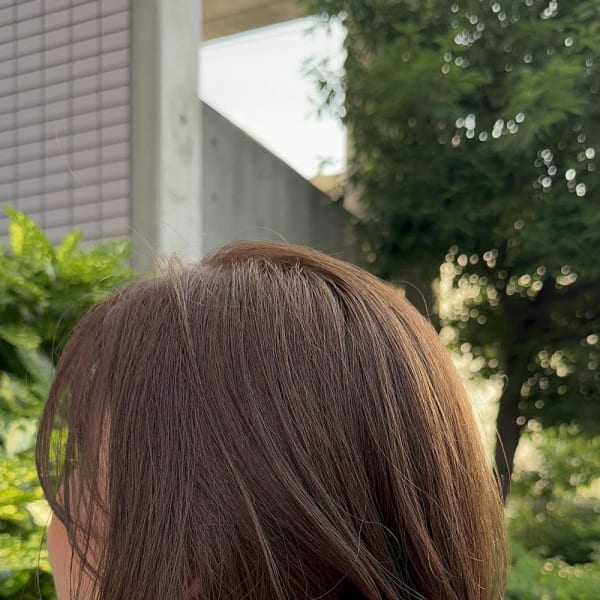 毎朝簡単スタイリング　外ハネレイヤー