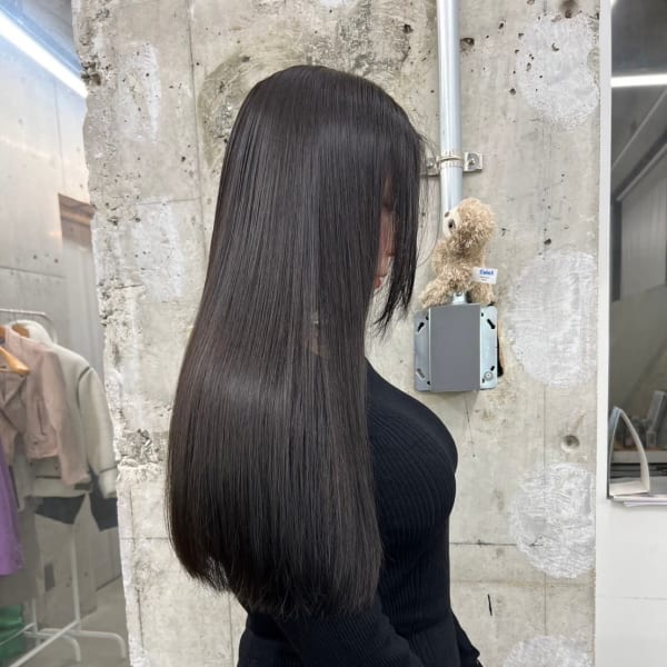 ◆髪質改善/ストレート/美髪/ツヤ髪/ケアカラー/TOKIO|【全席個室サロン】NUMBER 天王寺【ナンバー】