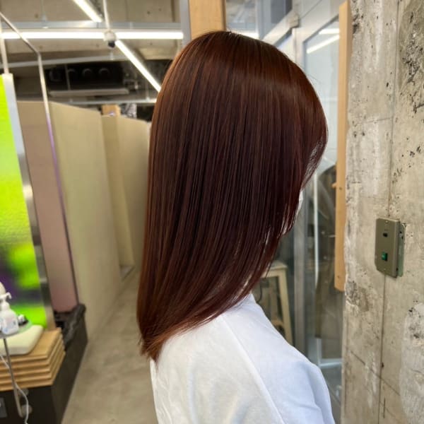 ◆髪質改善/ストレート/美髪/ツヤ髪/ケアカラー/TOKIO|【全席個室サロン】NUMBER 天王寺【ナンバー】