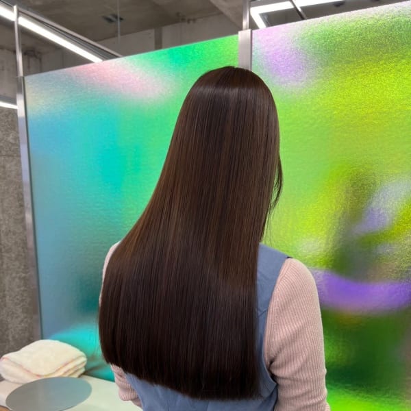 ◆髪質改善/ストレート/美髪/ツヤ髪/ケアカラー/TOKIO|【全席個室サロン】NUMBER 天王寺【ナンバー】