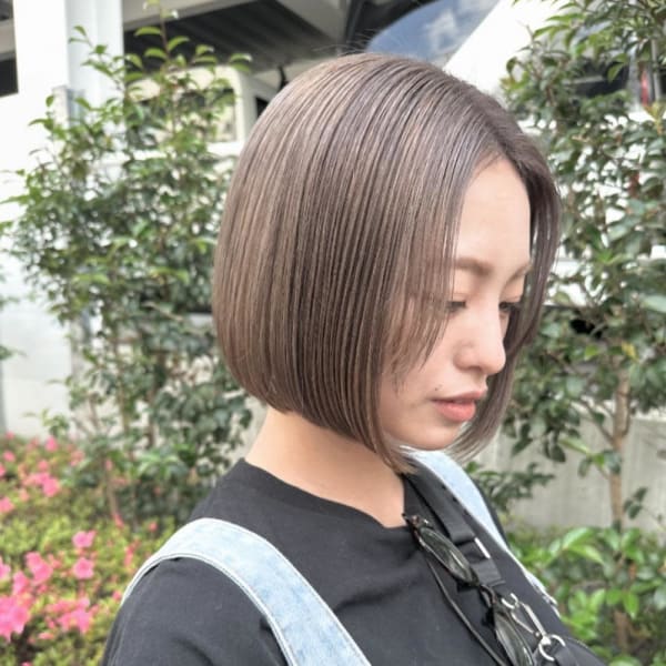 ミルクティーベージュ_ボブ