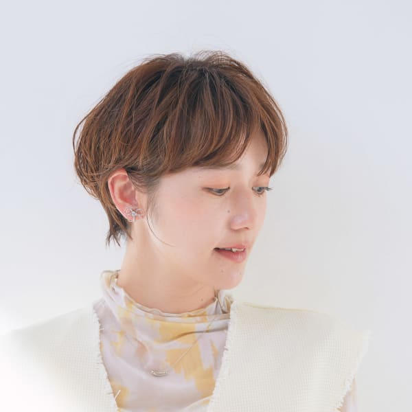 40代ショート/パーマ/上野/上野駅|Claude MONET 上野の森店