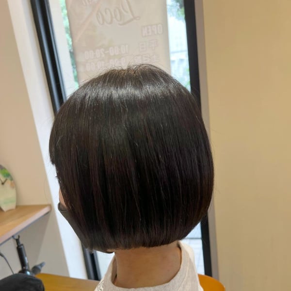黒髪ボブ