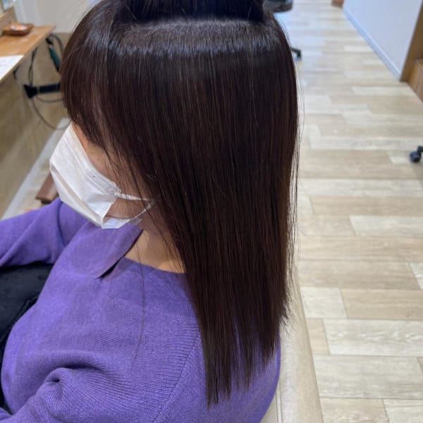 姫カットカールセミディシアーカラー