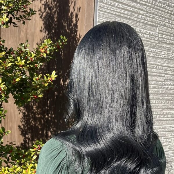 ブルーブラック×髪質改善 (ブリーチなし)PASSION長町|PASSION 仙台長町店