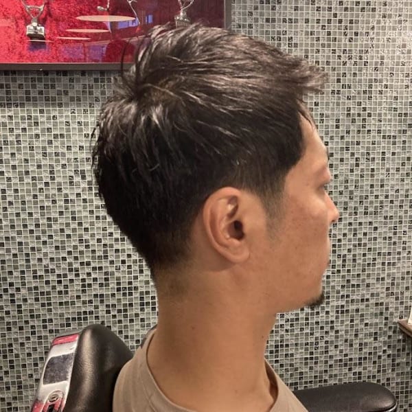 ビジネスショート|@110 BARBER SHOP長浜店 メンズカット/フェード/眉毛/理容室