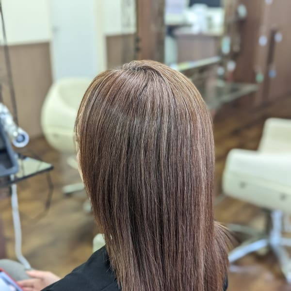 縮毛矯正×髪質改善