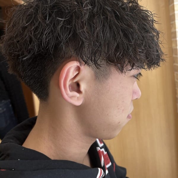 ツイストスパイラルパーママッシュ刈り上げツーブロック札幌