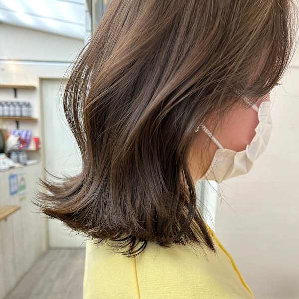 髪質改善トリートメント艶髪ベージュくびれミディ渋谷
