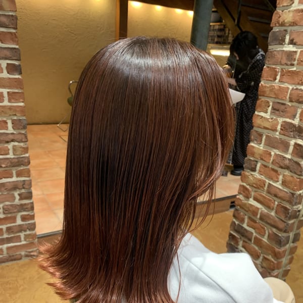 オレンジブラウンカラー|tip・top町田店
