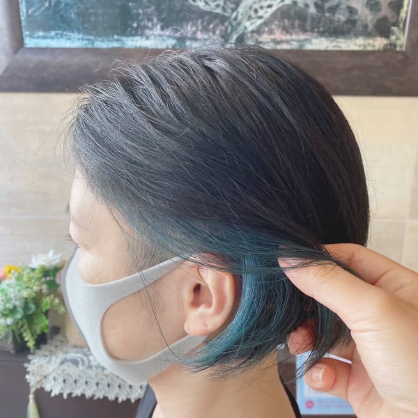 インナーカラーボブ|tip・top池袋店