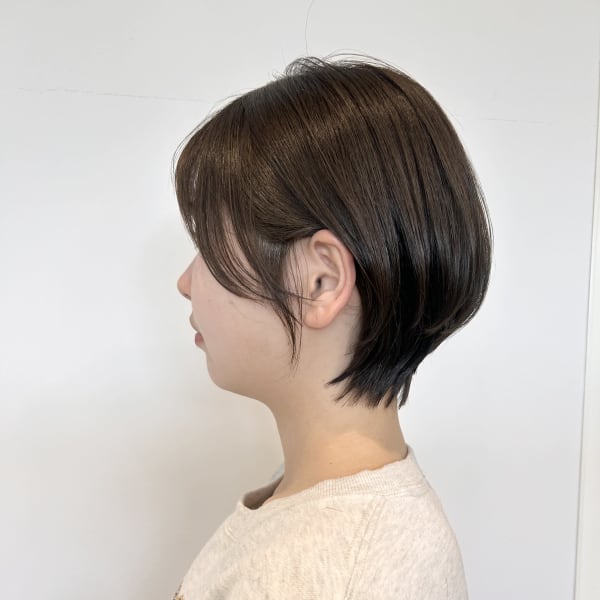 丸みショートヘア