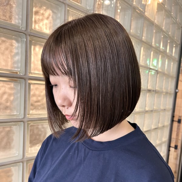 切りっぱなしボブ|MADRAS