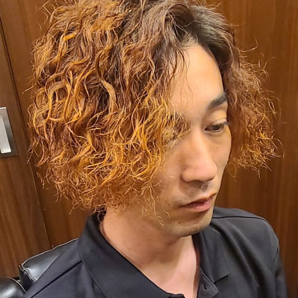 強めスパイラルパーマ