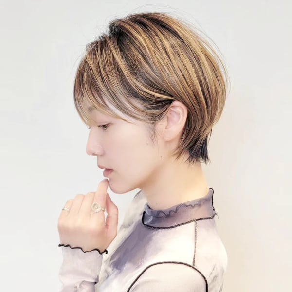 ショートヘア/ひし形ショート/20代30代40代
