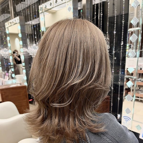 ベージュミディアムスタイル tiptop 目白|tip・top目白店