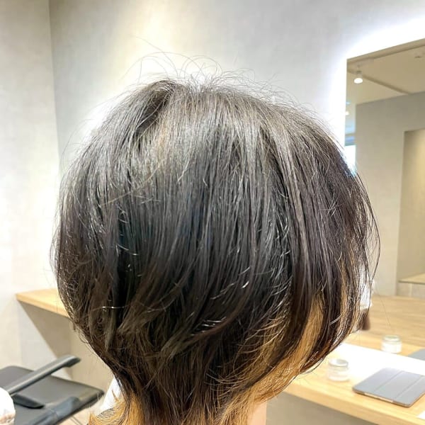 20代/30代/ウルフカット