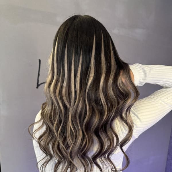 王道人気エクステ!シルバーハイライト!