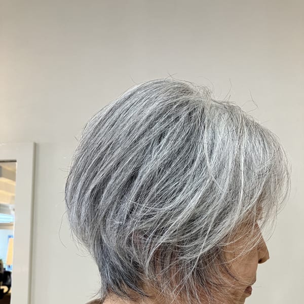 ショートグラデーションレイヤーウルフ