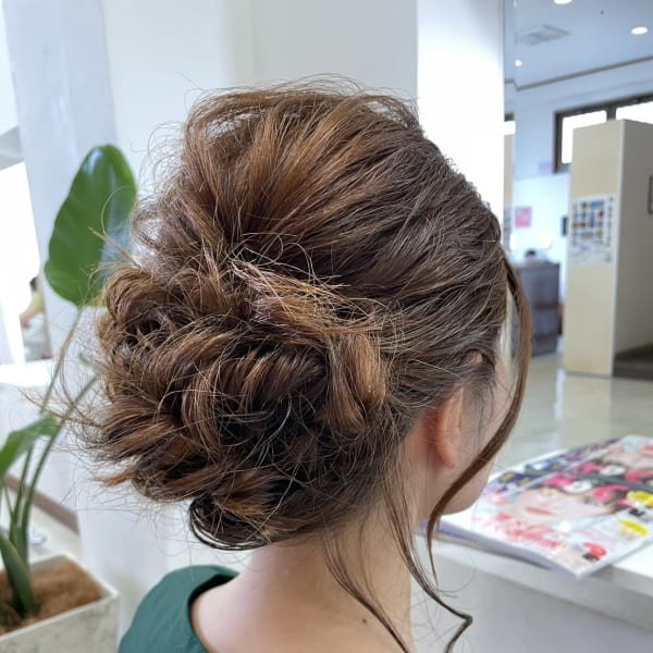 ヘアセット　ヘアアレンジ