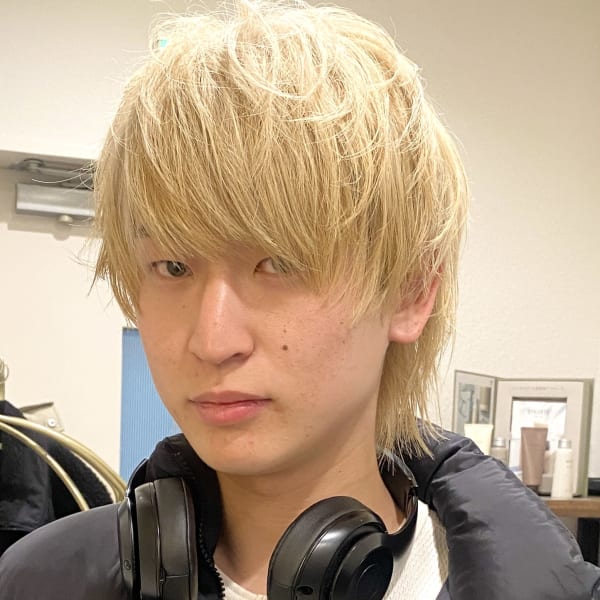 ブロンド/プチマッシュウルフ