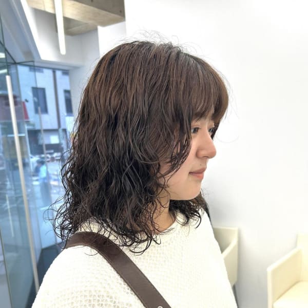 スパイラルパーマ|Brown