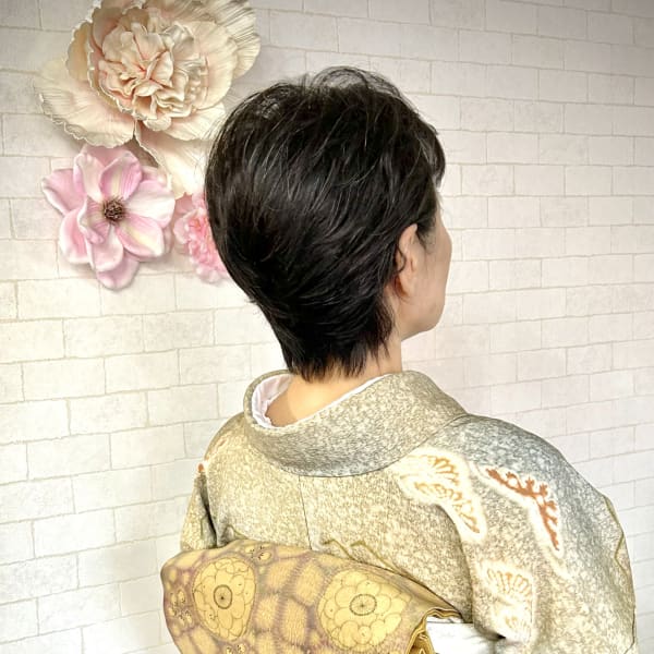 訪問着着付け&ヘアセット