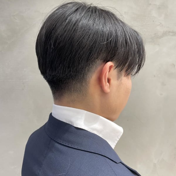メンズカット/センターパート