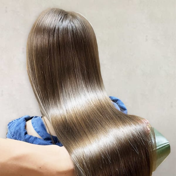 艶感♪髪質改善カラー大人可愛いグレージュハイライトロング|髪質改善＆縮毛矯正 Still hair 【スティルヘア】