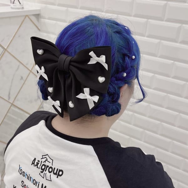 涼しげ編み込みツインお団子*まゆ