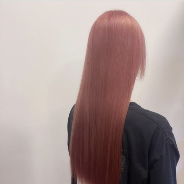 髪質改善カラー【ピンク】|toan